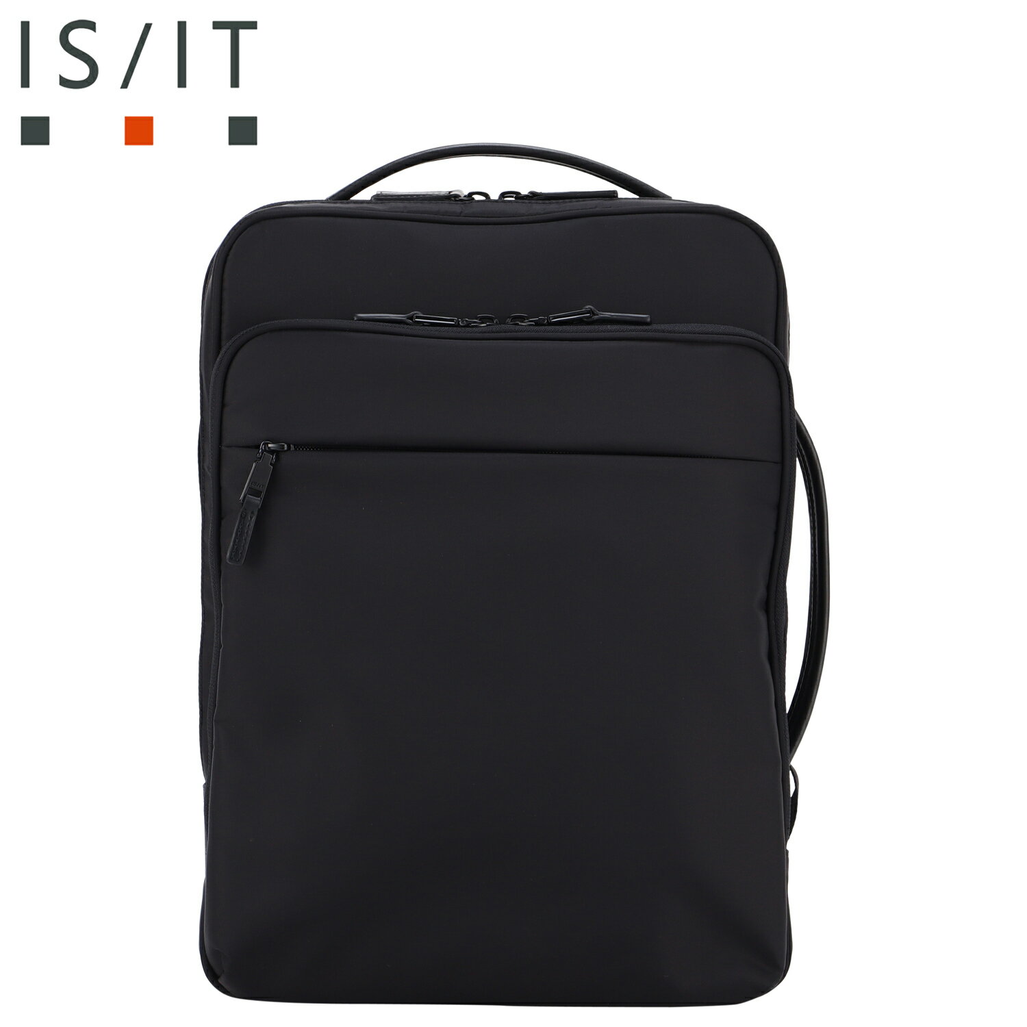 【最大1000円OFFクーポン発行中】 IS/IT イズイット リュック バッグ バッグパック ビジネスリュック マイナビソリッド メンズ レディース A4 大容量 撥水 軽量 ブラック 黒 975731