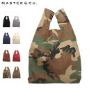 【最大1000円OFFクーポン配布中】 MASTER&Co. コットン マスターアンドコー トートバッグ エコバッグ 買い物バッグ メンズ レディース 折りたたみ 大容量 マチ広 MC080