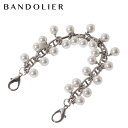 BANDOLIER EMELIA SHORT PEARL BANDOLET SILVER バンドリヤー ストラップ スマホストラップ ハンドストラップ バンドレ...