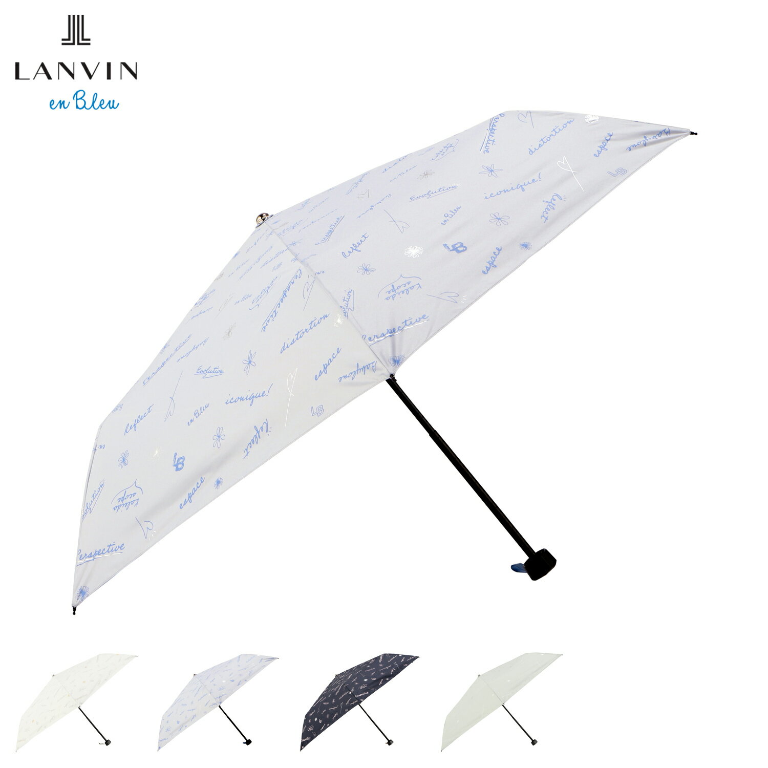 LANVIN en Bleu �饤��ɥ������� ���Х󥪥�֥롼 ���� �ޤꤿ���� �����׸� �������� ���� ��ǥ����� 50cm ���� UV���å� ����...