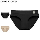 ONE NOVA FULL COVER BIKINI ワンノバ ショーツ ビキニショーツ 下着 インナー レディース 素肌 ブラック ベージュ 黒 NV2301...