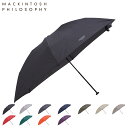 MACKINTOSH PHILOSOPHY マッキントッシュ フィロソフィー 折りたたみ傘 雨傘 レディース メンズ 55cm 軽量 コンパクト ブラック グレ...