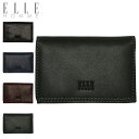 ELLE HOMME シープ エルオム 名刺入れ カードケース 定期入れ メンズ 本革 ブラック ネイビー ブラウン グリーン 黒 7700