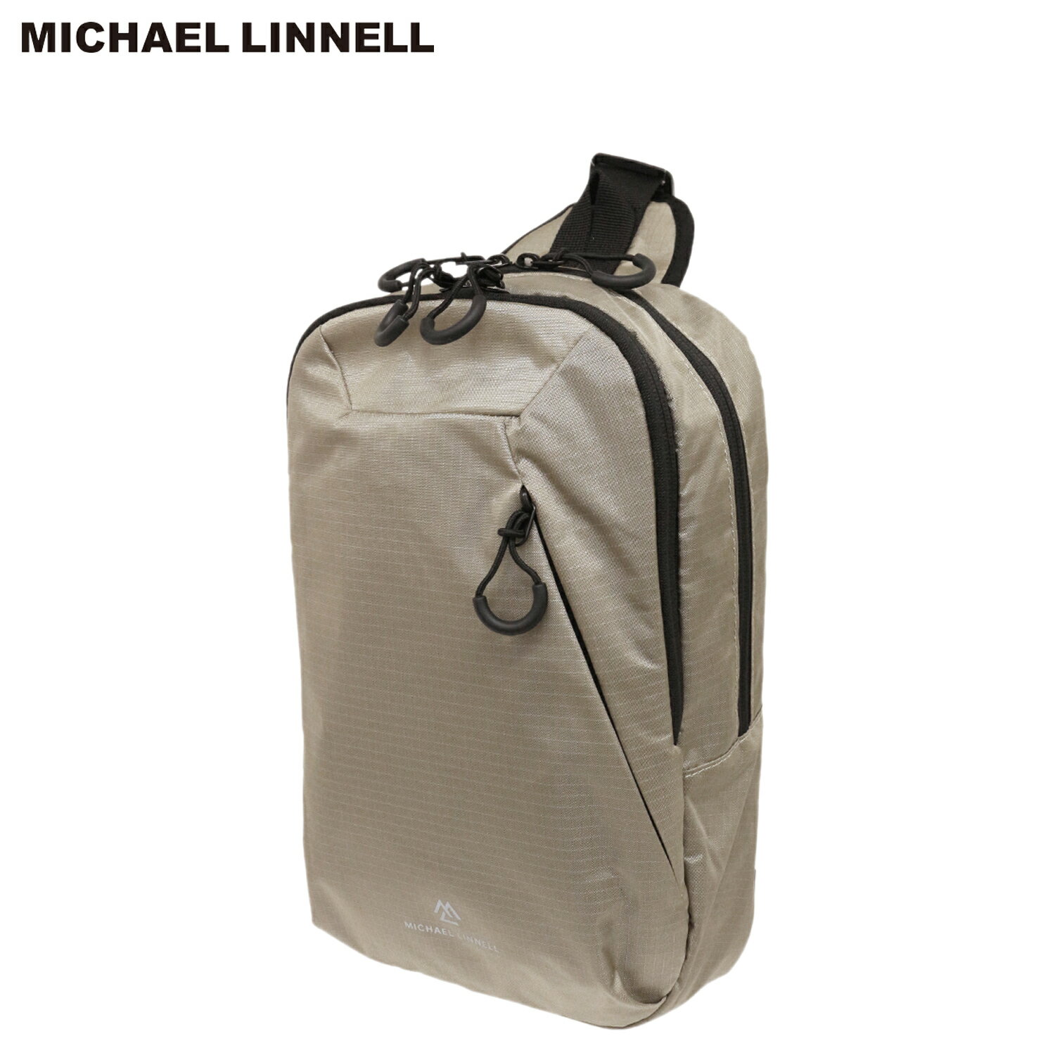 乐天商城 - MICHAEL LINNELL マイケルリンネル バッグ ボディバッグ メンズ レディース 8L 軽量 撥水 斜めがけ コンパクト ベージュ MLRT-02 母の日