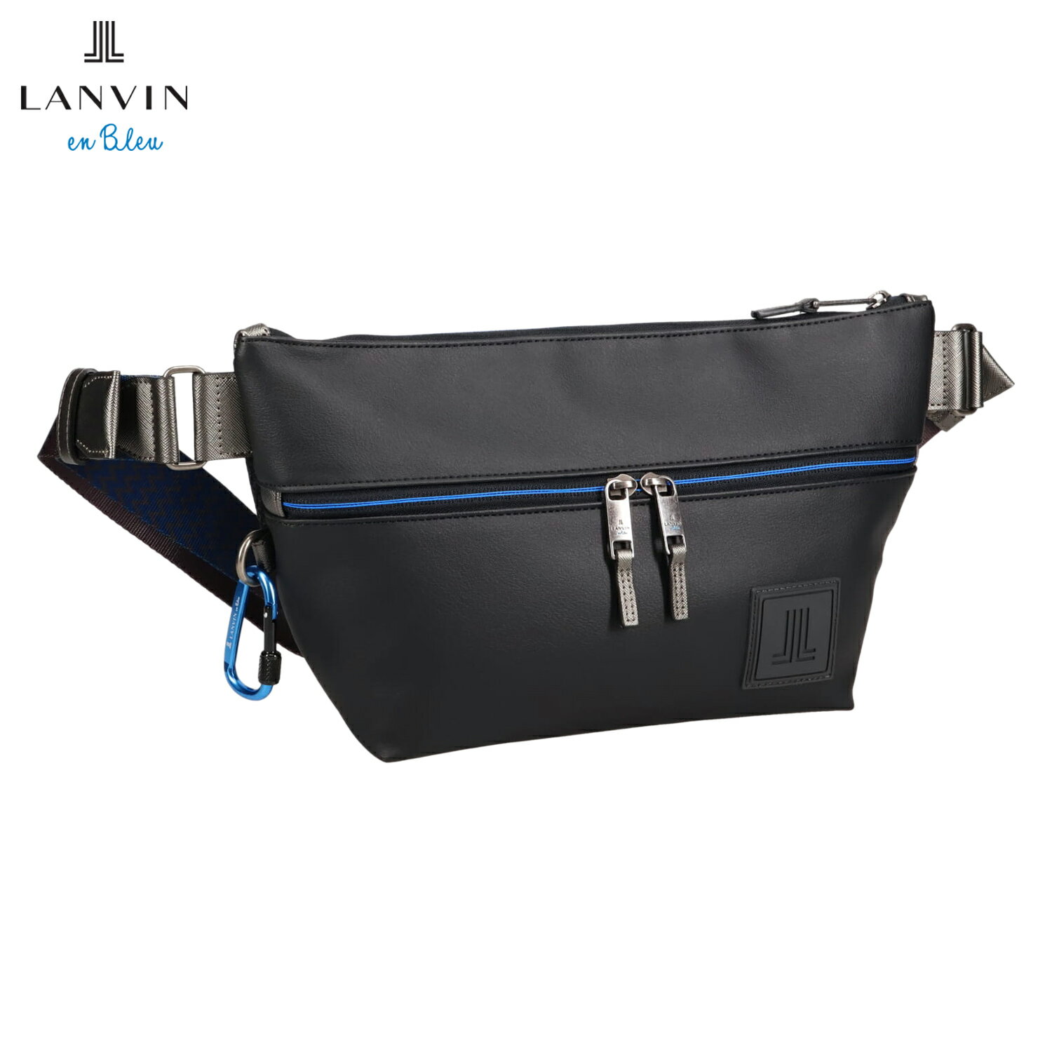 LANVIN en Bleu クレンズ ランバンオンブルー ボディバッグ ショルダーバッグ ワンショルダー メンズ レディース 斜めがけ 大人 軽量 ブラック 黒 502911