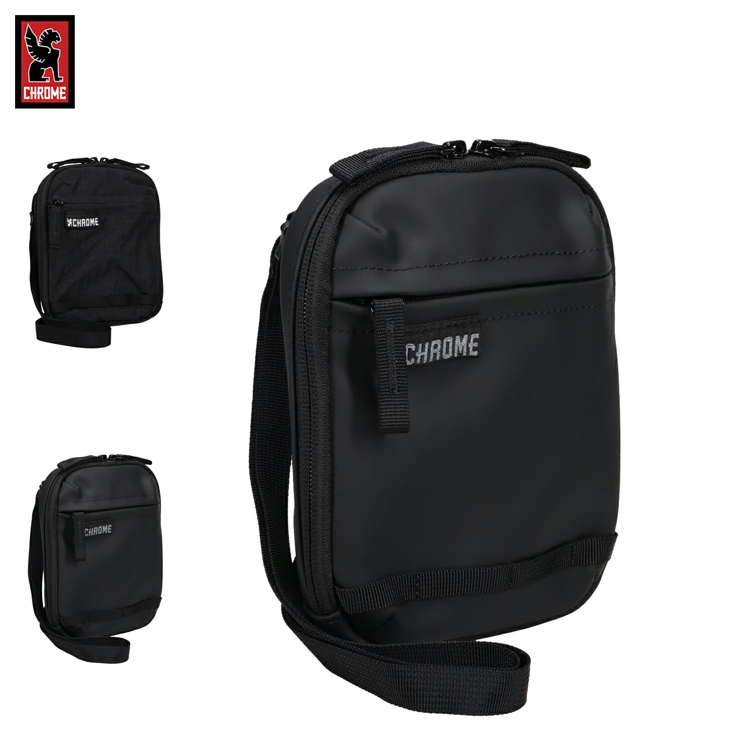 【最大10%OFFクーポン発行中】CHROME PAC POUCH 2L クローム バッグ ショルダーバッグ ポーチ メンズ レディース 2L 斜めがけ 大人 軽量 小さめ ブラック 黒 JP244