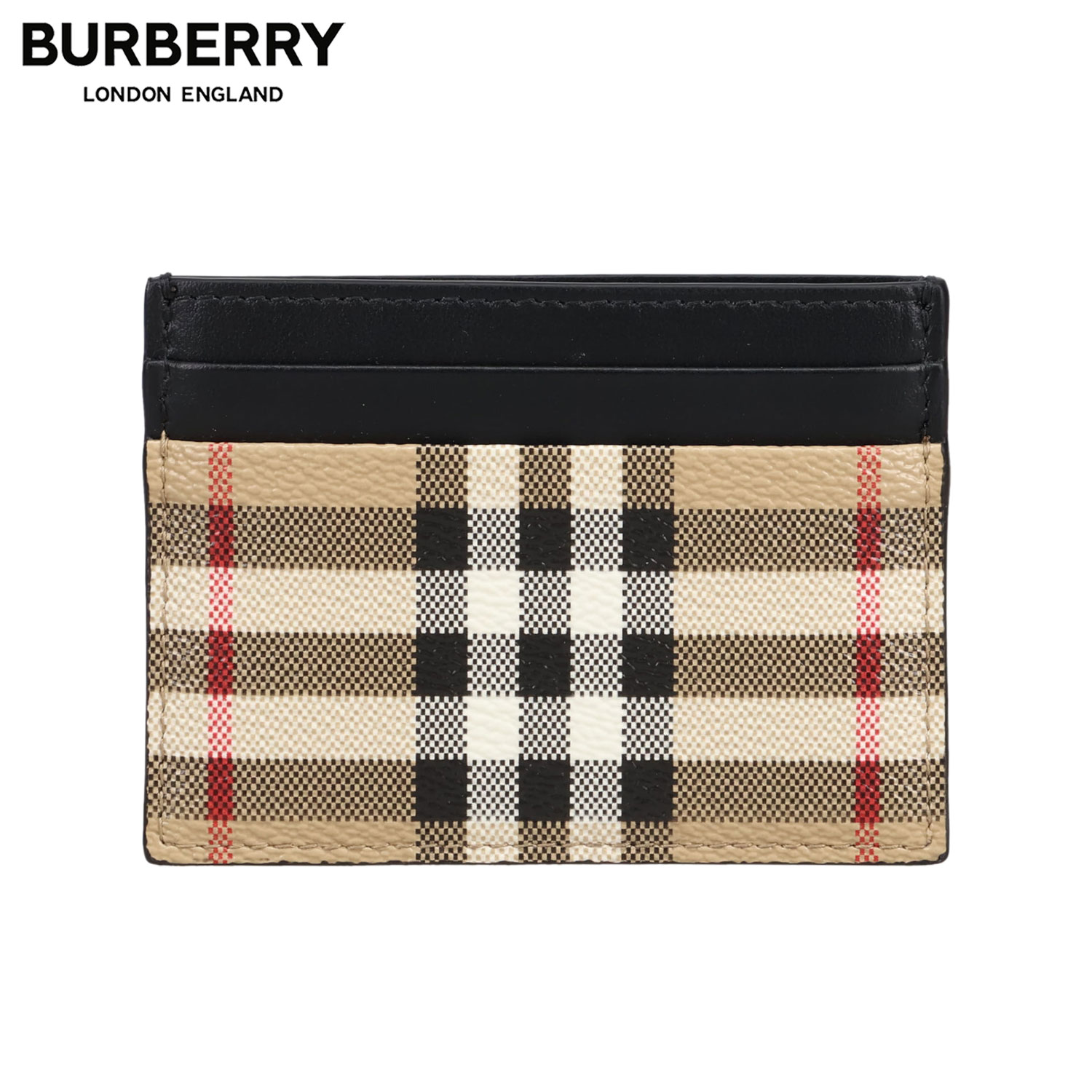 【グッズラボ出品NG】BURBERRY VINTAGE CHECK CARD HOLDER バーバリー カードケース 名刺入れ 定期入れ レディース チェック ベージュ 8069822