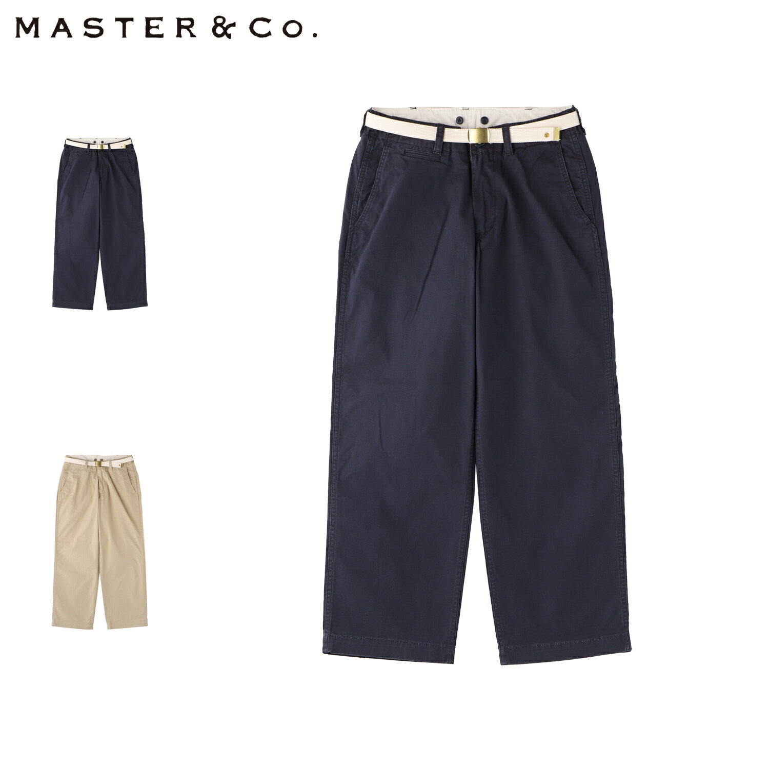 【最大10%OFFクーポン発行中】MASTER&Co. CHINO LONG TROUSERS マス ...