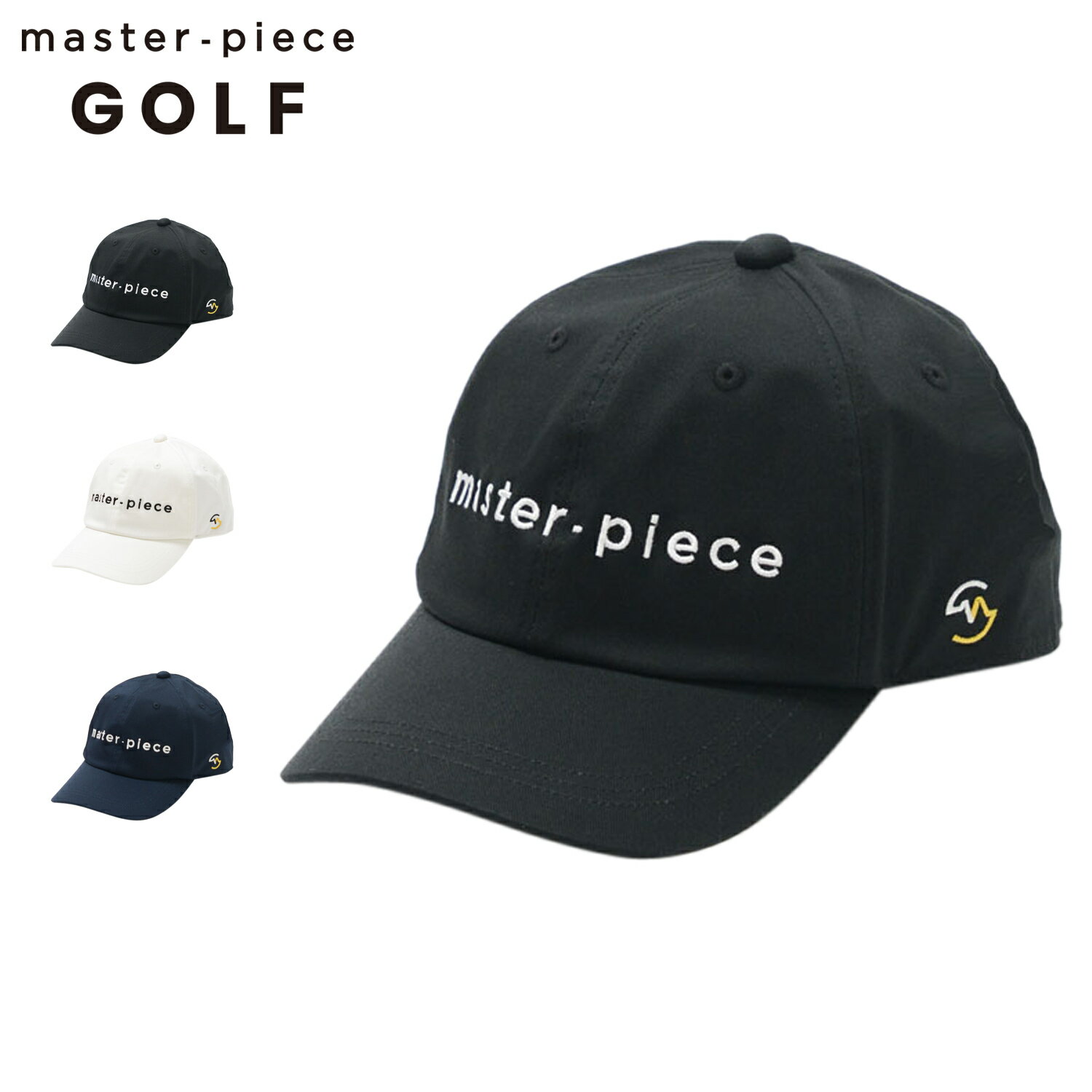 master-piece GOLF CAP �ޥ������ԡ��� ����å� ����ե���å� ˹�� ��� ��ǥ����� ���� ���� ®�� �֥�å� �ۥ磻�� �ͥ��ӡ� ...