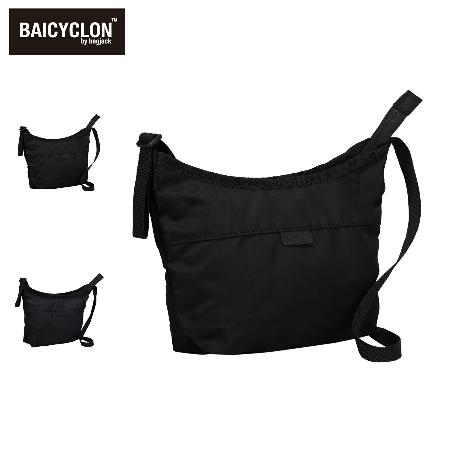 BAICYCLON by bagjack バイシクロン バッグ ショルダーバッグ メンズ レディース 斜めがけ 軽量 撥水 コンパクト ブラック 黒 BCL-56 母の日