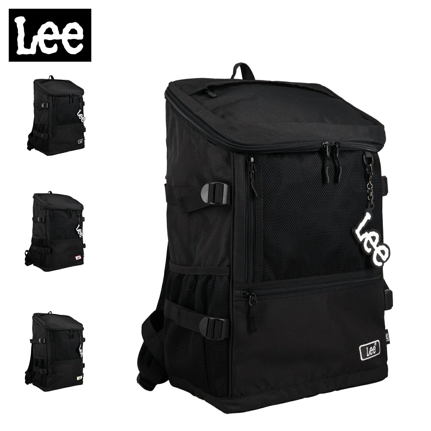 【最大1000円OFFクーポン発行中】 Lee リー リュック バッグ バックパック メンズ レディース 34L 大容量 通学 通勤 軽量 機内持ち込み ブラック レッド グリーン 黒 320-4951