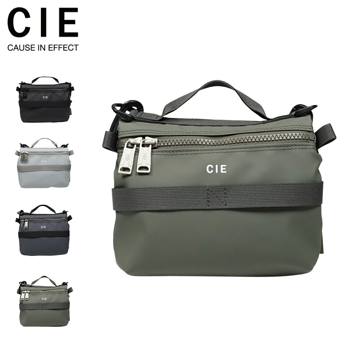 乐天商城 - CIE GRID3 BUTTERFLY SACOCHE-S シー バッグ ショルダーバッグ グリッド3 バタフライ サコッシュ S メンズ レディース 斜め掛け 軽量 撥水 防水 日本製 ブラック ライト グレー ネイビー オリーブ 黒 032078 母の日