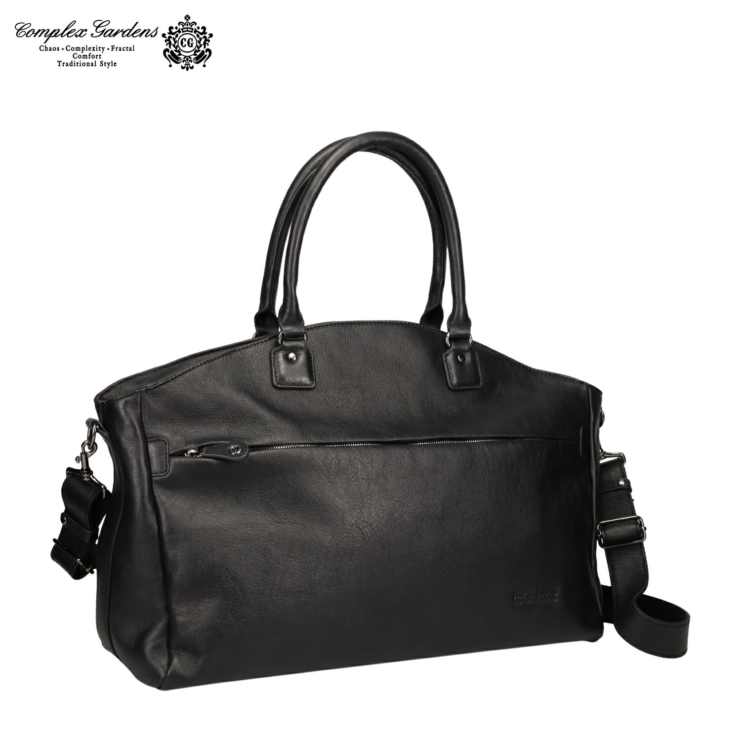 コンプレックスガーデンズ COMPLEX GARDENS 青木鞄 ボストンバッグ ショルダーバッグ ギゲイ メンズ 大容量 軽量 斜めがけ 旅行 出張 伎芸 ブラック 黒 4766