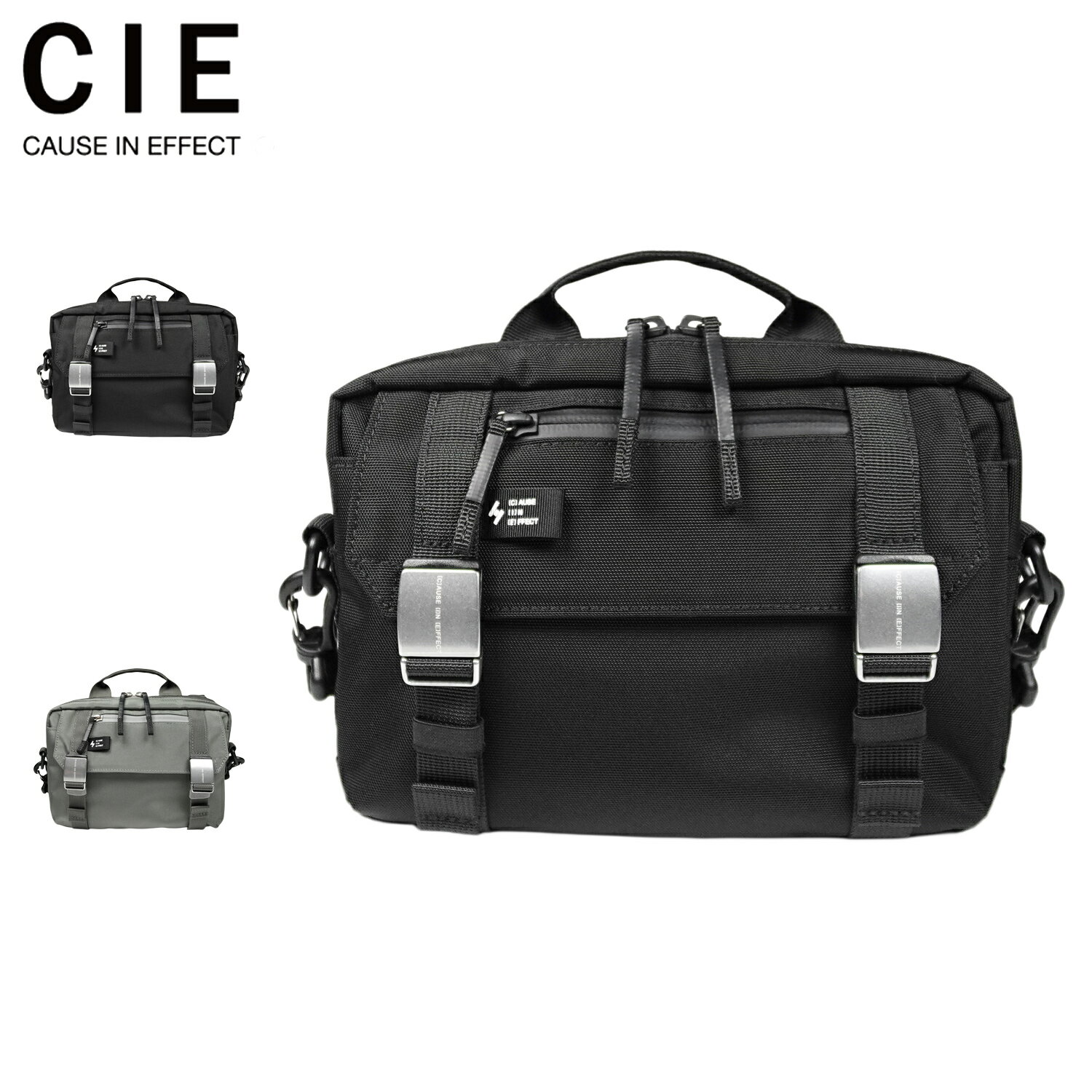 乐天商城 - CIE ARISE MINI SHOULDER-01 シー バッグ ショルダーバッグ メンズ レディース 1.3L 斜めがけ 軽量 小さめ 防水 ブラック グレー 黒 202504