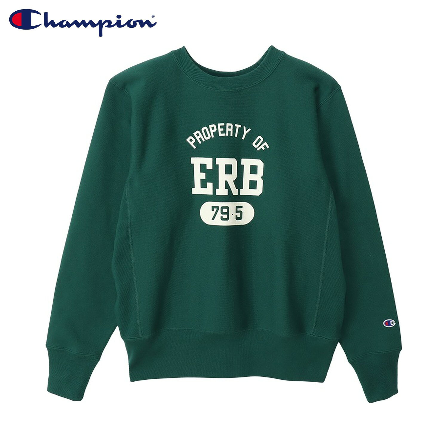 【最大1000円OFFクーポン発行中】 Champion RW CREW NECK SWEATSHIRT チャンピオン スウェット トレーナー メンズ クルーネック グリーン C3-A022