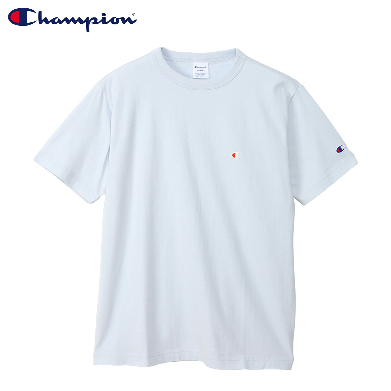 Champion SHORT SLEEVE T-SHIRT チャンピオン Tシャツ 半袖 メンズ ベーシック イエロー ベージュ レッド ブルー C3-X352