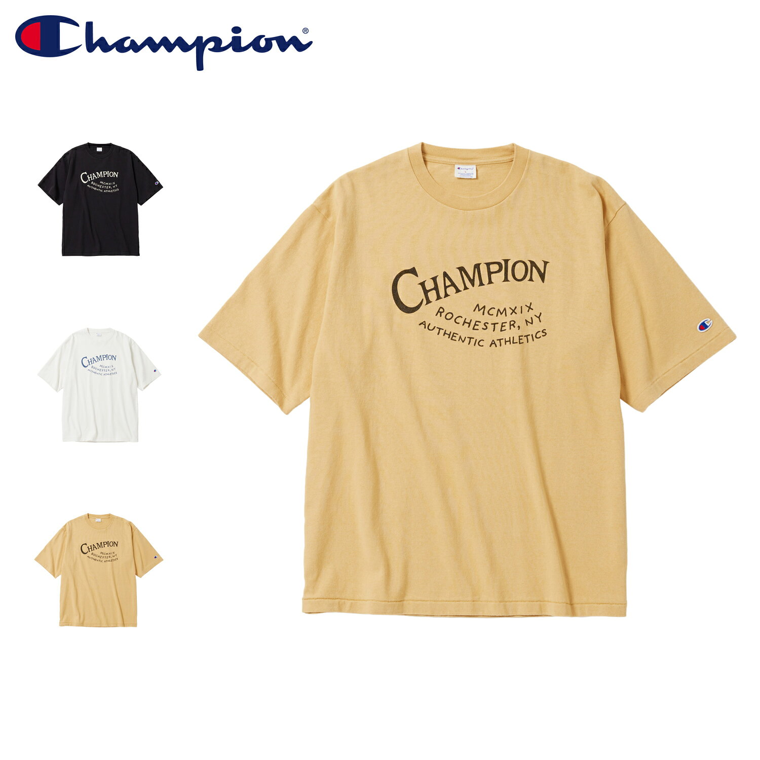 楽天市場】チャンピオン オフホワイトtシャツの通販