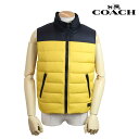 COACH コーチ メンズ ベスト ダウンベスト F85843 ゴールド