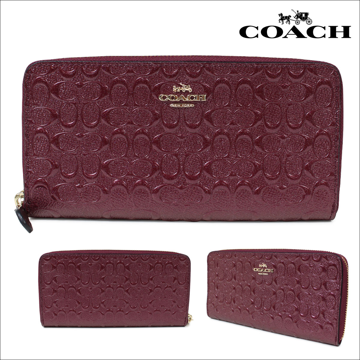 【楽天市場】【SOLD OUT】 コーチ 長財布 レディース COACH 財布 F54805 オックスブラッド：Whats up Sports