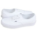 【最大1000円OFFクーポン】 VANS AUTHENTIC バンズ オーセンティック スニーカー メンズ レディース ヴァンズ ホワイト 白 VN000EE3W00