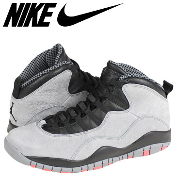 NIKE ナイキ エアジョーダン スニーカー AIR JORDAN 10 RETRO エア ジョーダン 10 レトロ 310805-023 グレー レッド メンズ 【zzi】【返品不可】