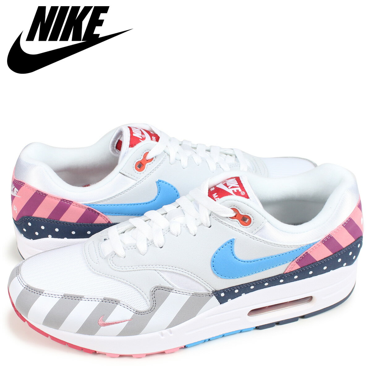 NIKE AIR MAX 1 PARRA ナイキ エアマックス1 スニーカー メンズ AT3057-100 ホワイト 【zzi】 【返品不可】