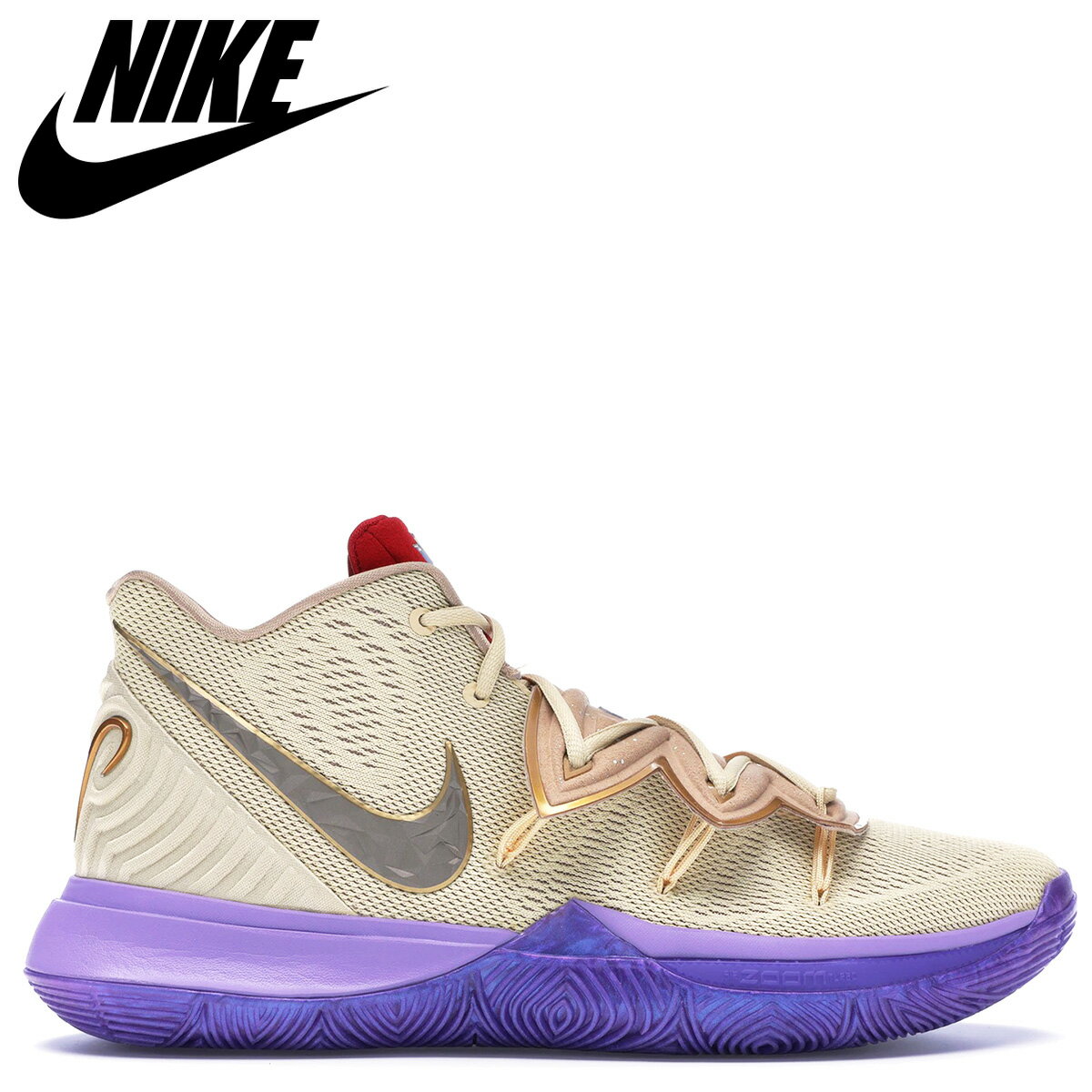 NIKE ナイキ カイリー5 スニーカー メンズ KYRIE 5 CONCEPTS TV PE 3 IKHET ベージュ CI0295-900 【zzi】 【返品不可】