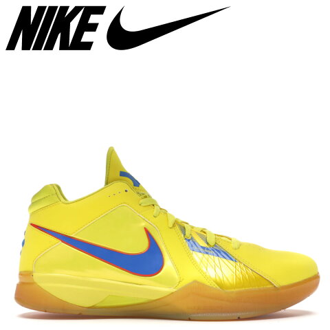 ナイキ NIKE スニーカー メンズ ZOOM KD 3 イエロー 417279-700 【zzi】 【返品不可】