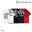 CASTELBAJAC 21670134 カステルバジャック Tシャツ メンズ 半袖 ブラック ホワイト ネイビー レッド