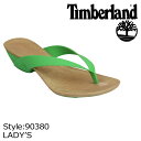 【訳あり】 Timberland ティンバーランド レディース サンダル WOMEN'S FLIRTATIOUS THONG トングサンダル 90380 グリーン