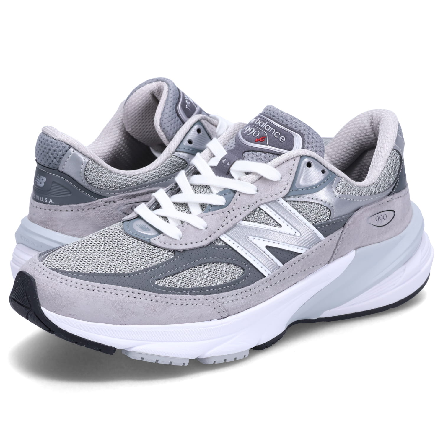 【訳あり】 new balance ニューバランス 990 スニーカー メンズ Dワイズ MADE IN USA グレー M990GL6 【返品不可】