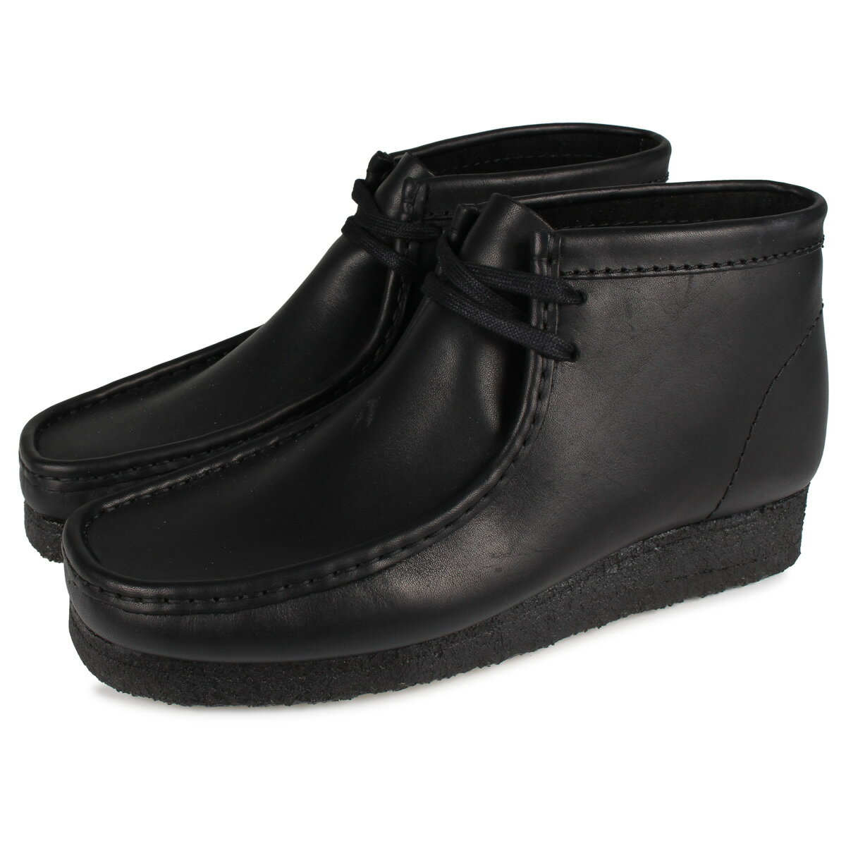 【最大1000円OFFクーポン】 【訳あり】 【BOX破損】 Clarks WALLABEE BOOT クラークス ワラビーブーツ メンズ ブラック 黒 26155512 【返品不可】