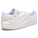 【最大1000円OFFクーポン発行中】 【訳あり】 PUMA CLYDE PRM プーマ クライド プレミアム スニーカー メンズ アイボリー 391134-0...