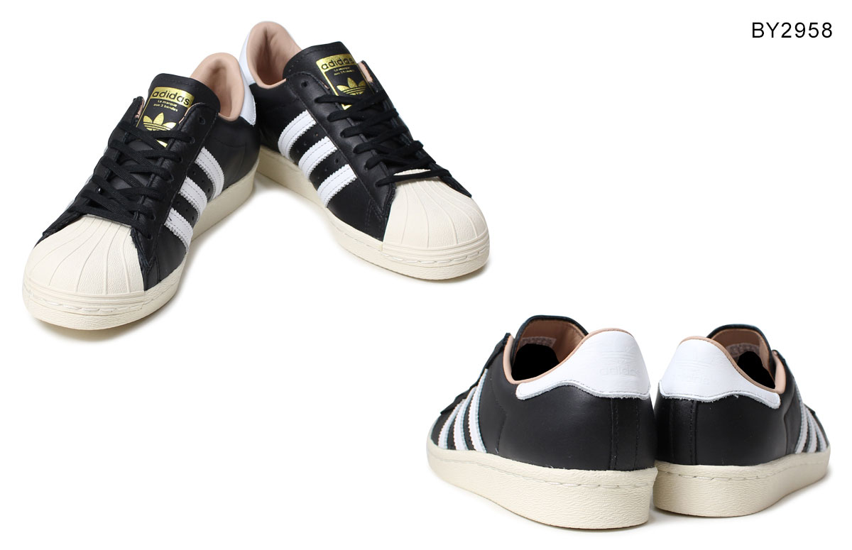 アディダス スーパースター adidas Originals レディース スニーカー SUPERSTAR 80S W BY2957 BY2958 靴 ホワイト ブラック オリジナルス