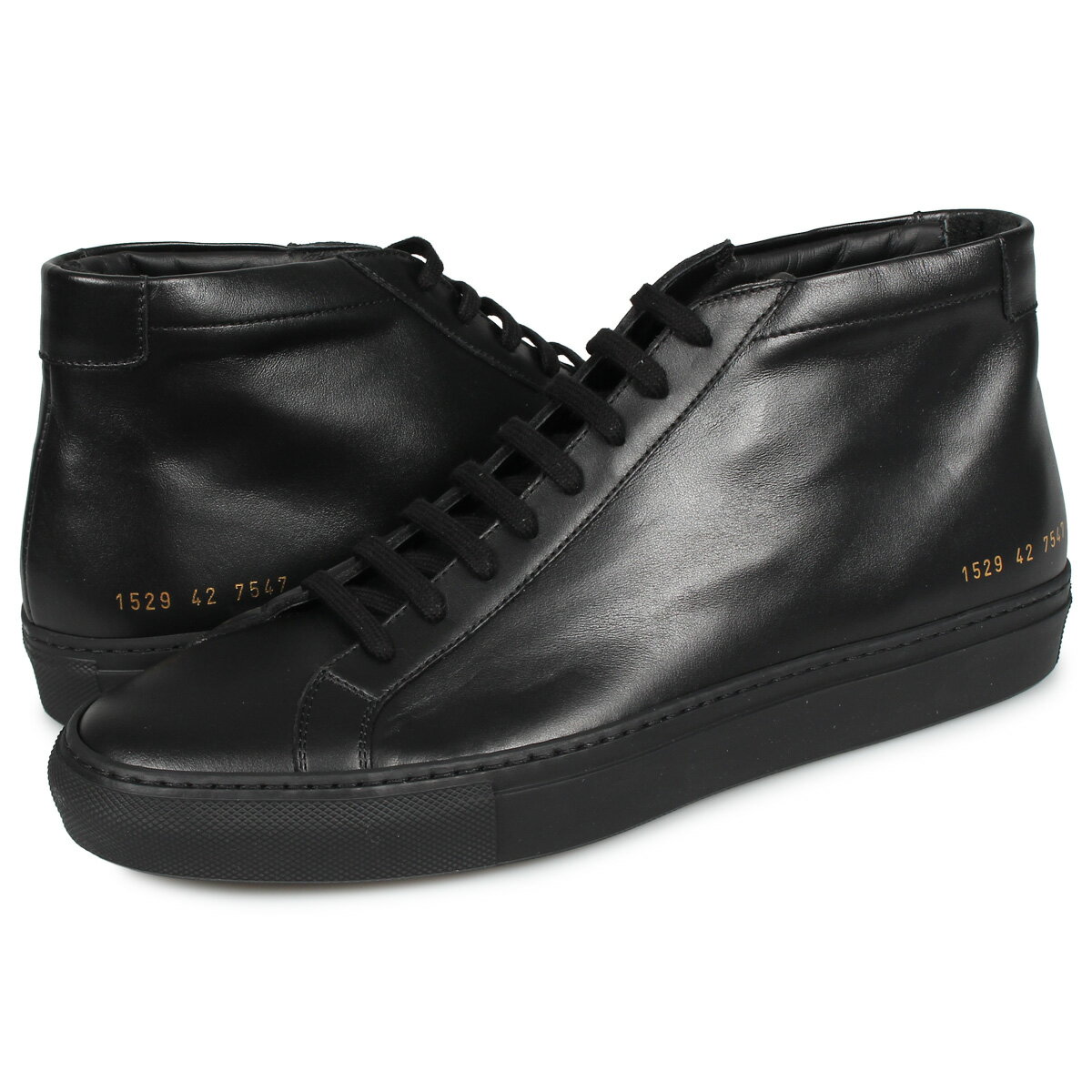 Common Projects ACHILLES MID コモンプロジェクト アキレス ミッド スニーカー メンズ ブラック 黒 1529-7547