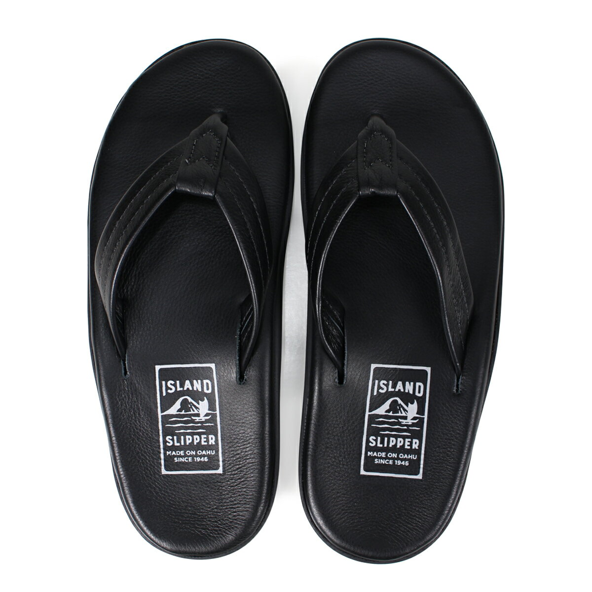 【最大1000円OFFクーポン】 ISLAND SLIPPER THONG CLASSIC アイランドスリッパ クラシック サンダル トングサンダル メンズ レザー ブラック PB202