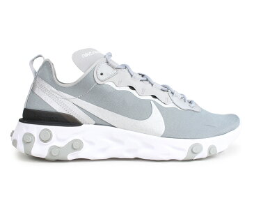 ナイキ NIKE リアクト エレメント 55 スニーカー メンズ REACT ELEMENT 55 シルバー BQ6166-007