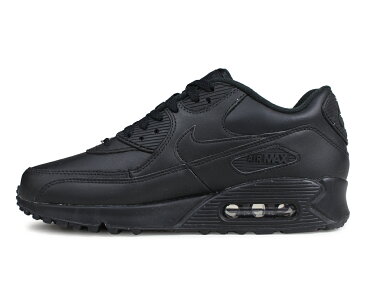 ナイキ NIKE エアマックス90 スニーカー メンズ レディース AIR MAX 90 LEATHER ブラック 黒 302519-001