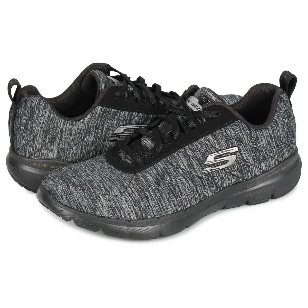 SKECHERS FLEXAPPEAL 3.0 INSIDERS スケッチャーズ フレックスアピール 3.0 スニーカー レディース ブラック 黒 13067