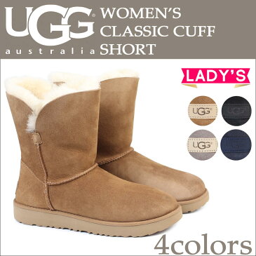 アグ UGG クラシック カフ ショート ムートンブーツ WOMENS CLASSIC CUFF SHORT 1016418 レディース 4カラー