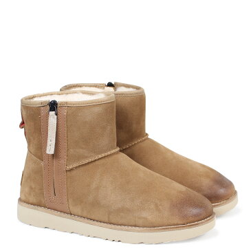 UGG MENS CLASSIC MINI ZIP WATERPROOF アグ クラシック ミニ ムートンブーツ メンズ 1018453 シープスキン スエード