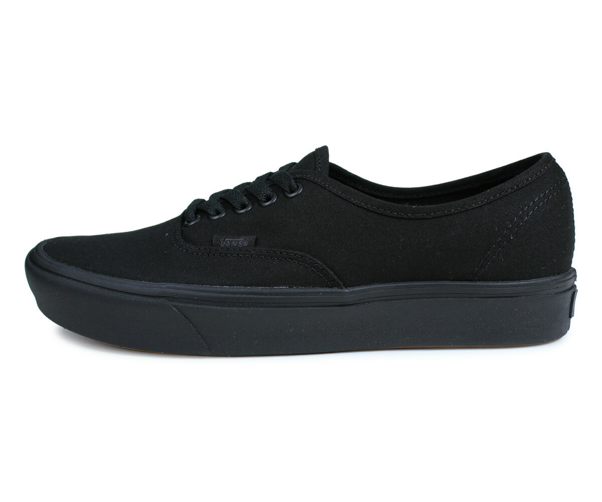 【最大1000円OFFクーポン】 VANS COMFYCUSH AUTHENTIC バンズ オーセンティック スニーカー メンズ レディース ヴァンズ ブラック 黒 VN0A3WM7VND