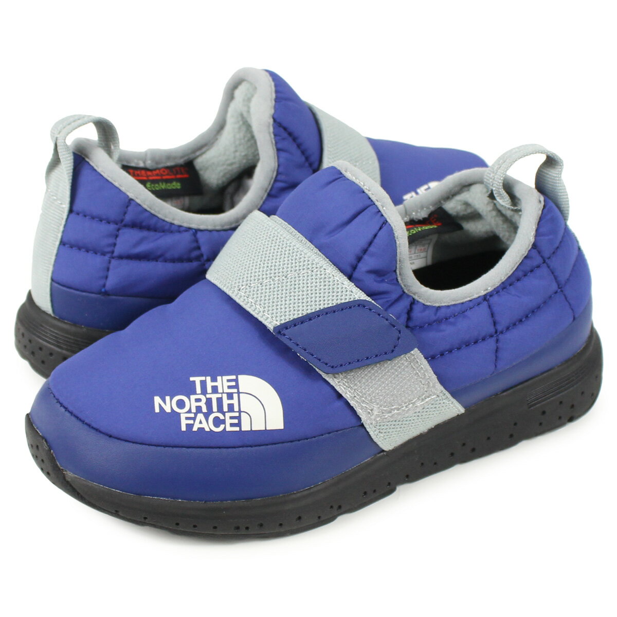 【最大1000円OFFクーポン】 THE NORTH FACE K NUPTSE TRACTION LITE MOC ノースフェイス ヌプシ トランクション ライト モック シューズ スリッポン キッズ ブルー NFJ51982