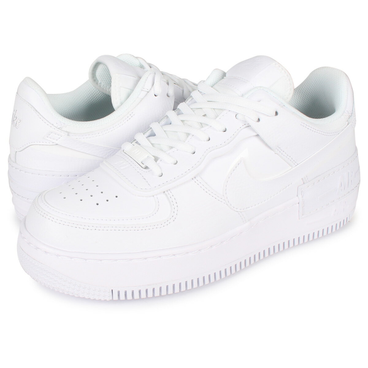 NIKE ナイキ エアフォース1 シャドウ スニーカー メンズ レディース WMNS AIR FORCE 1 SHADOW ホワイト 白 CI0919-100