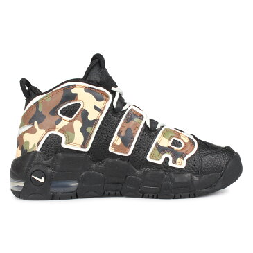 ナイキ NIKE エアモアアップテンポ スニーカー レディース AIR MORE UPTEMPO GS ブラック 黒 CJ0930-001