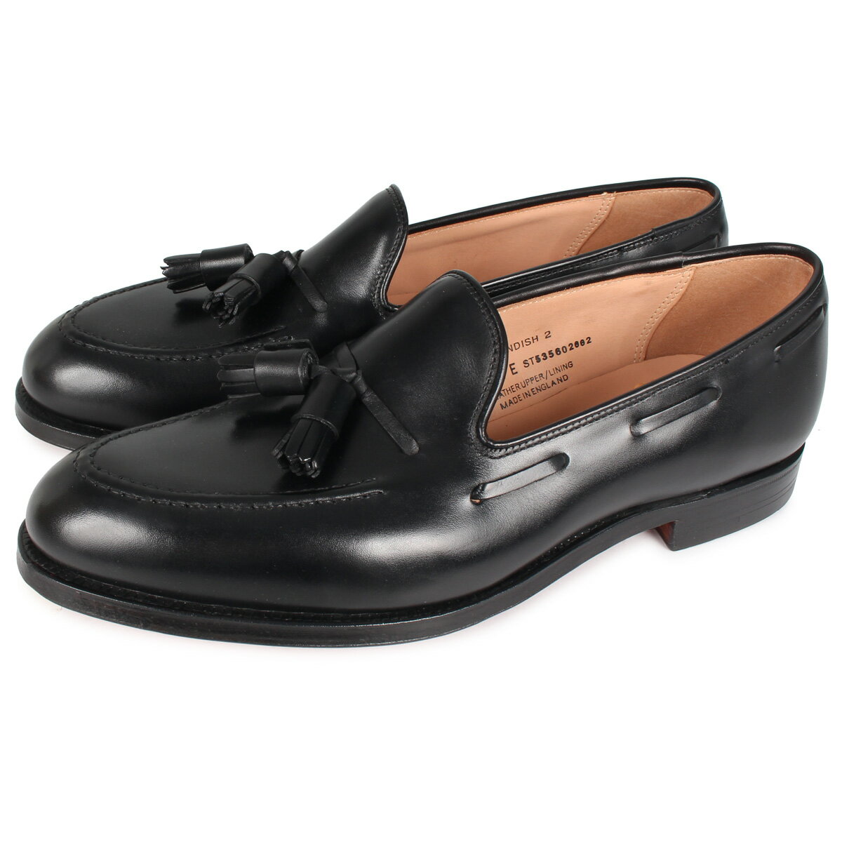 【最大1000円OFFクーポン】 CROCKETT&JONES CAVENDISH2 クロケット&ジョーンズ キャベンディッシュ2 ローファー タッセルローファー シューズ メンズ Eワイズ ブラック 黒 29376A-C01L1のサムネイル