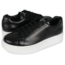 【最大600円クーポン】 PRADA NEW SNEAKER FONDO CASSETTA プラダ スニーカー メンズ ブラック 黒 4E3489