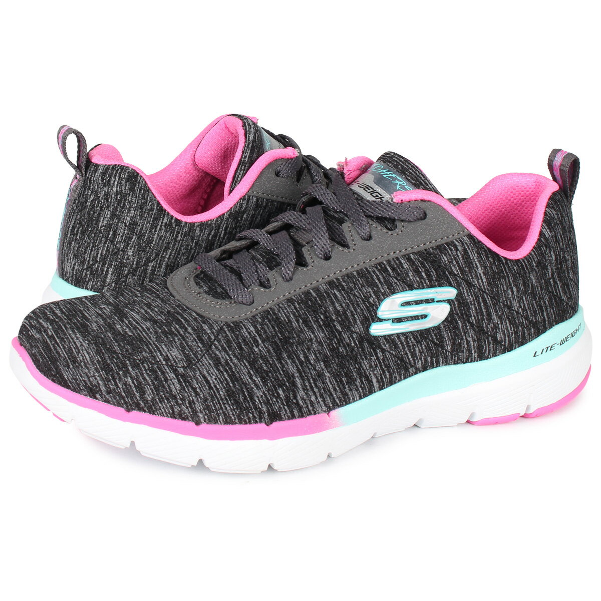 SKECHERS FLEX APPEAL 3.0 スケッチャーズ フレックス アピール スニーカー レディース ブラック 黒 149008-BKMT