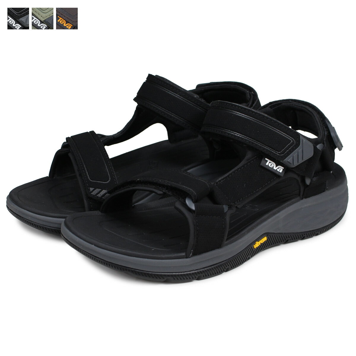 Teva STRATA UNIVERSAL テバ サンダル ストラータ ユニバーサル メンズ ブラック オリーブ 黒 1099445