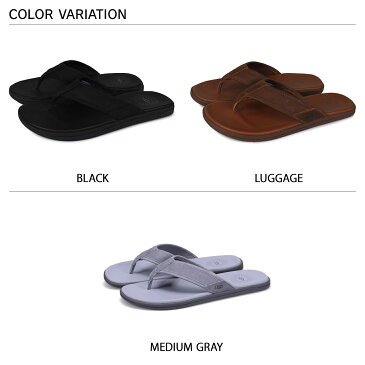 【最大1000円OFFクーポン】 UGG SEASIDE LEATHER FLIP FLOP アグ サンダル ビーチサンダル シーサイド レザー フリップ フロップ メンズ ブラック ブラウン 黒 1102690